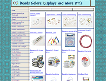 Tablet Screenshot of beadsgaloredisplaysandmore.com